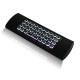 MX3 Wireless QWERTY White Backlit 2.4GHz Keyboard Air Mouse with Microphone For TV Box MINI PC