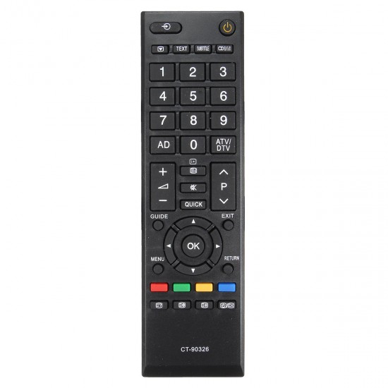 Replacement Remote Control For Toshiba TV CT-90326 CT90326 Replacement Remote Control For Toshiba TV CT-90326 CT90326