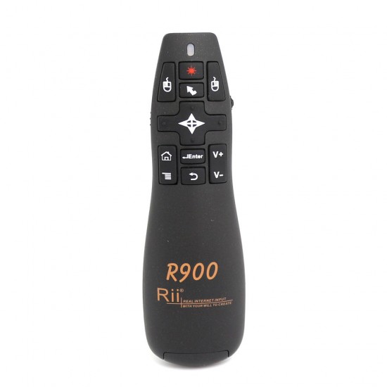 Mini R900 2.4G Wireless Laser Pointer Presenter Remote Control for PPT Speech Meeting Teaching Presentation
