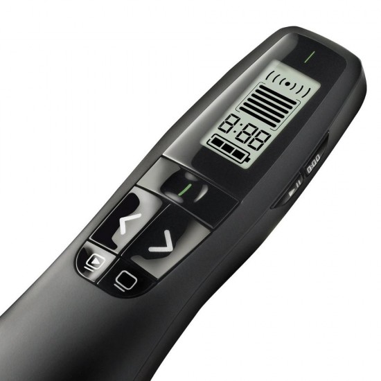 R800 2.4G Wireless Green Light Laser Pointer Presenter Remote Control for PPT Speech Meeting Teaching Presentation