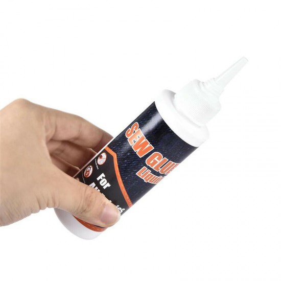 60ml Fabric Glue Set Car Leather Repair Textile Hemming Sewing Extra Strong Bond