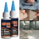 60ml Fabric Glue Set Car Leather Repair Textile Hemming Sewing Extra Strong Bond