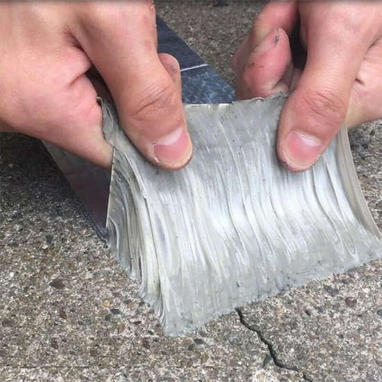 Aluminum Foil Butyl Rubber Tape Self Adhesive Waterproof Roof Pipe Marine Repair Aluminum Foil Butyl Rubber Tape Self Adhesive Waterproof Roof Pipe Marine Repair