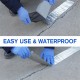 Aluminum Foil Butyl Rubber Tape Self Adhesive Waterproof Roof Pipe Marine Repair
