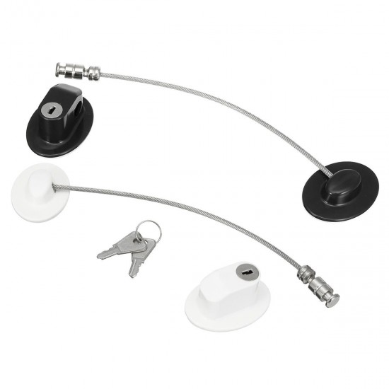 Children Window Refrigerator Baby Safety Door Lock Stopper Prevent Falling with Keys Children Window Refrigerator Baby Safety Door Lock Stopper Prevent Falling with Keys