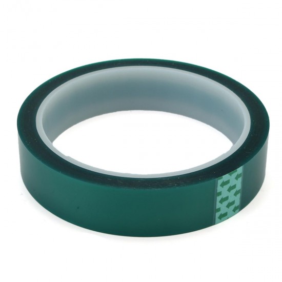 Green PET Self Adhesive Tape High Temp Heat Resistant 33M Length