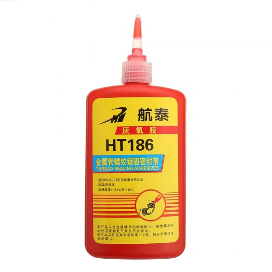 HT186 250ml Fast Drying Thread Locking Sealing Adhesive Anaerobic Metal Screw Lock Screw Glue Seal Up Bonding HT186 250ml Fast Drying Thread Locking Sealing Adhesive Anaerobic Metal Screw Lock Screw Glue Seal Up Bonding