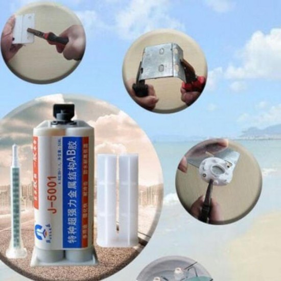 J-5001 Metal Structure AB Adhesive Strength Glue Substitute Welding J-5001 Metal Structure AB Adhesive Strength Glue Substitute Welding