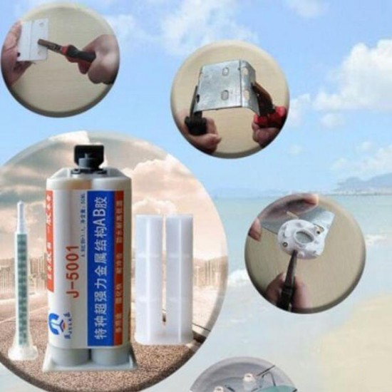 J-5001 Metal Structure AB Adhesive Strength Glue Substitute Welding