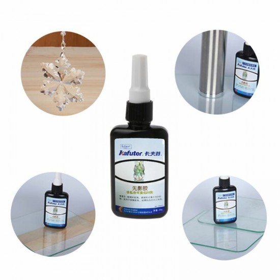50ML UV Glue Curing Adhesive Transparent Glass Bonding Repair Liquid Glue