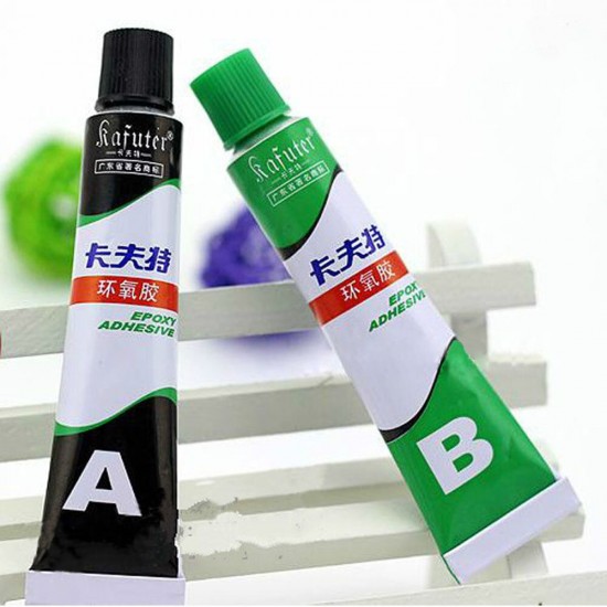 AB Glue Transparent Fast Drying Epoxy Resin AB Glue All Purpose Adhesive Super Glue For Glass Metal Ceramic Hardware