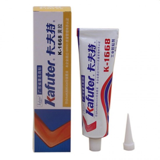 K-1668 85g Industrial Glue Electronic Components Fixed Adhesive Yellow K-1668 85g Industrial Glue Electronic Components Fixed Adhesive Yellow