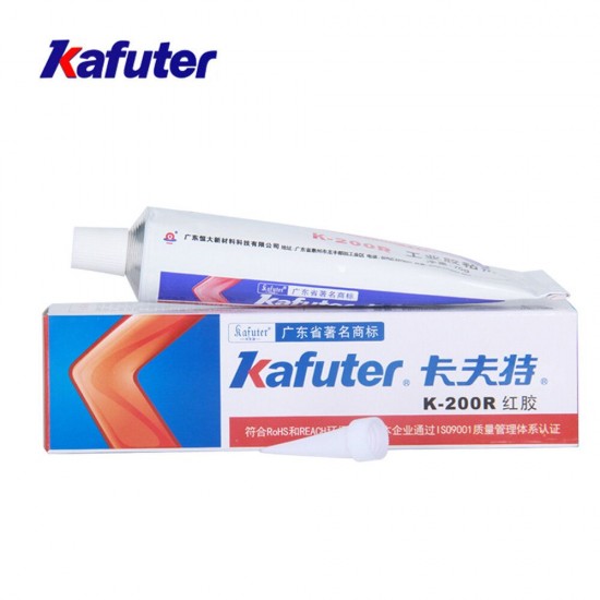 K-200R Insulation Silicone Rubber Electronic Components Screw Fixed Special Sealant Red Glue K-200R Insulation Silicone Rubber Electronic Components Screw Fixed Special Sealant Red Glue
