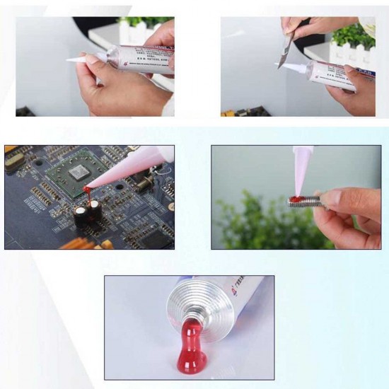 K-200R Insulation Silicone Rubber Electronic Components Screw Fixed Special Sealant Red Glue