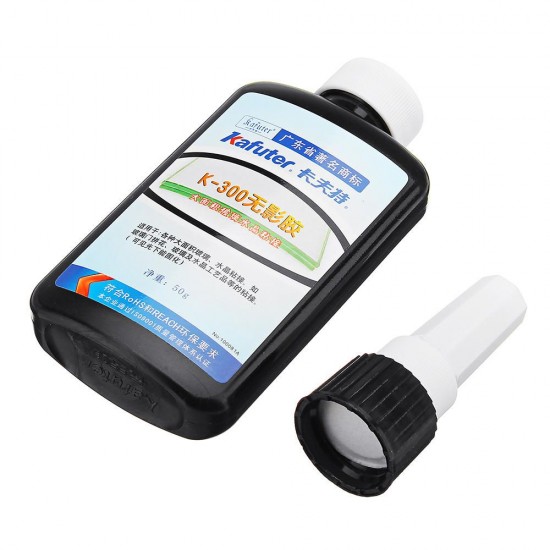 K-300 50ML Multifunction UV Glue Curing Laser Adhesive Large Area Glass Bonding Glue Glass Crystal Crafts Shadowless Glue K-300 50ML Multifunction UV Glue Curing Laser Adhesive Large Area Glass Bonding Glue Glass Crystal Crafts Shadowless Glue