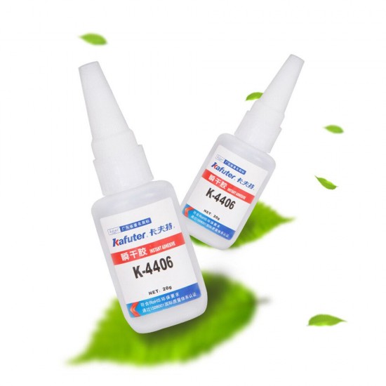 K-4406 20g Instant Strong Adhesive Quick-Drying Glue for PC ABS PVC Acrylic Plastic Glass Wood Waterproof Transparent K-4406 20g Instant Strong Adhesive Quick-Drying Glue for PC ABS PVC Acrylic Plastic Glass Wood Waterproof Transparent