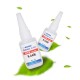 K-4406 20g Instant Strong Adhesive Quick-Drying Glue for PC ABS PVC Acrylic Plastic Glass Wood Waterproof Transparent