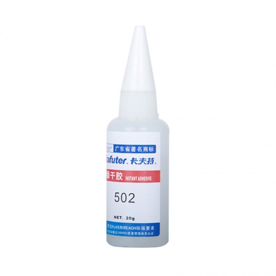 K-502 20g Super Glue Adhesive 3 Second Sticky Universal Glue for Metal Plastic Wood Crystal Glass Jewellery