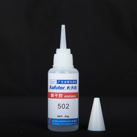 K-502 20g Super Glue Adhesive 3 Second Sticky Universal Glue for Metal Plastic Wood Crystal Glass Jewellery