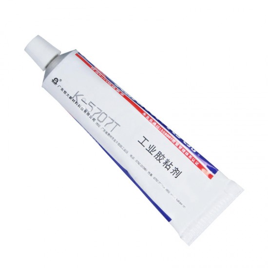 K-5707T 100g Transparent Silicone Capacitance Fixed Rubber Plastic Metal Bonding Glue Ahensive Special Sealant