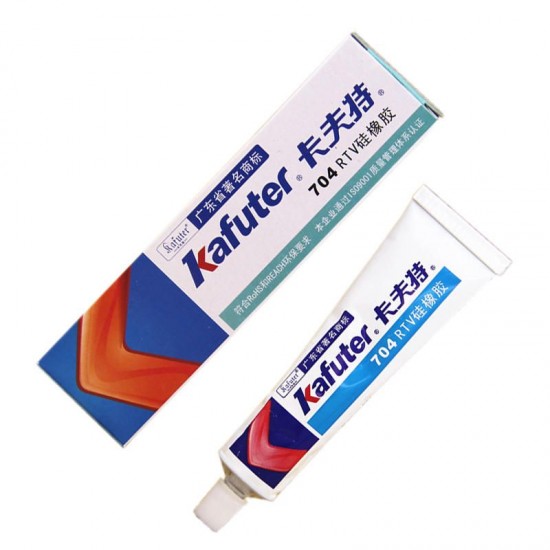 K-704 45g Silicone Industrial Adhesive RTV Silicone Rubber White Glue Sealant