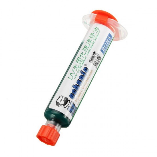 10ML Green UV Solder Mask PCB BGA Paint Prevent Corrosive Arcing Soldering Paste Flux Cream Welding Fluxes Oil