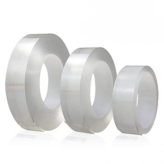 Reusable Transparent Double Sided Tape Can Washed Acrylic Fixing Tape Nano Tape No Trace Magic Car Double-sided Tape Reusable Transparent Double Sided Tape Can Washed Acrylic Fixing Tape Nano Tape No Trace Magic Car Double-sided Tape