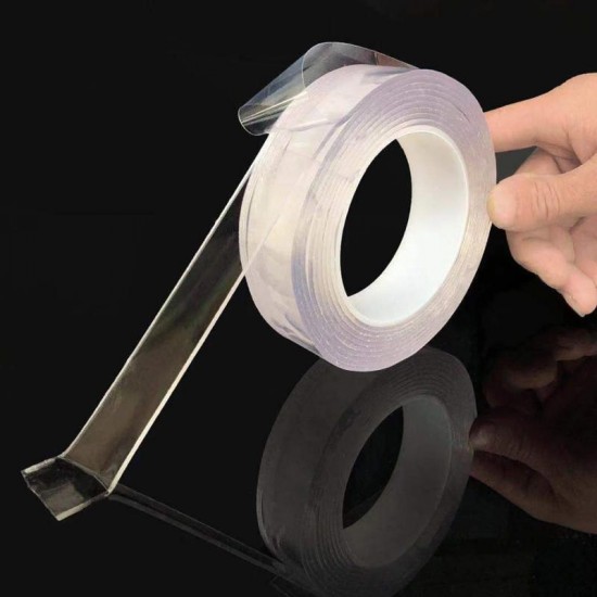Reusable Transparent Double Sided Tape Can Washed Acrylic Fixing Tape Nano Tape No Trace Magic Car Double-sided Tape Reusable Transparent Double Sided Tape Can Washed Acrylic Fixing Tape Nano Tape No Trace Magic Car Double-sided Tape