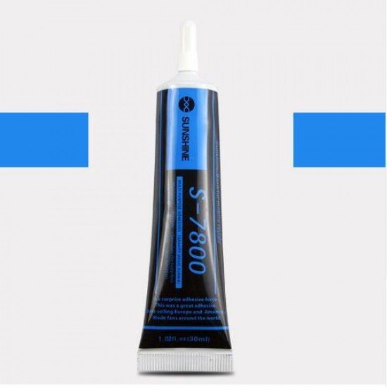 S-7800 Black Glue Soft Phone Maintenance Glue Mobile Phone Rim LCD Screen Bonding Adhesive Box Crack Seal Glue