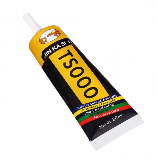 TS000 Black Mobile Phone Screen Superglue Border Sealant Adhesive Telephone Glass Glue Repair Point Diamond Jewelry DIY Glue 15ml 50ml 80ml