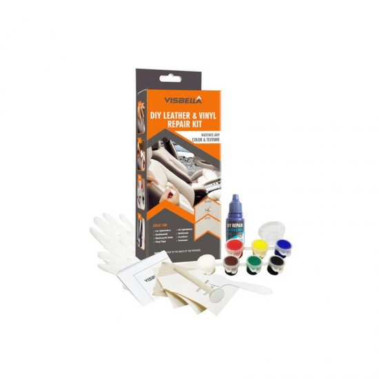 Leather Vinyl Repair Kit Glue Color Paste Car Repair Seat Clothing Boot Rrip fix Crack Cuts with 10Pcs Patch Sealers Leather Vinyl Repair Kit Glue Color Paste Car Repair Seat Clothing Boot Rrip fix Crack Cuts with 10Pcs Patch Sealers