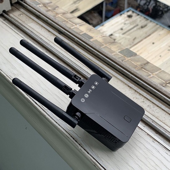 1200M Wireless AP Repeater Wifi Signal Amplifier Booster Dual Band 2.4G 5.8G Booster Wifi Range Extender