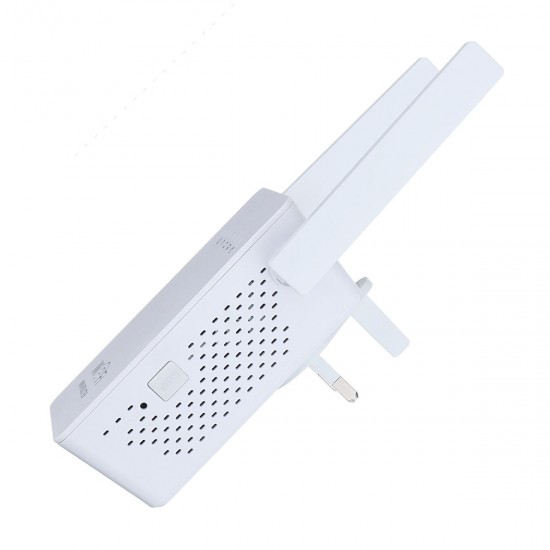 300Mbps 802.11 Dual Antennas Wireless Wifi Range Repeater Booster AP Router UK Plug