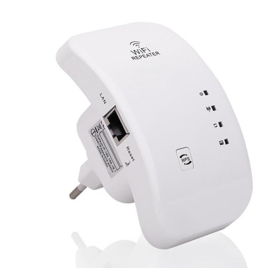 300Mbps Wireless WiFi Extender WiFi Repeater AP WPS Expand WiFi Cover Range