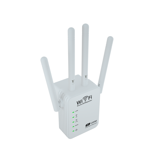 AC 1200M Dual Band Wireless AP Repeater WiFi Amplifier 2.4GHz 5GHz Router Range Extender Signal Extend WiFi Booster