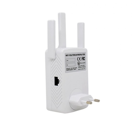 AC 1200M Dual Band Wireless AP Repeater WiFi Signal Amplifier 2.4GHz 5GHz Router Range Extender WiFi Booster