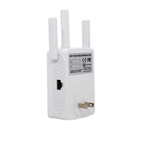 AC 1200M Dual Band Wireless AP Repeater WiFi Signal Amplifier 2.4GHz 5GHz Router Range Extender WiFi Booster