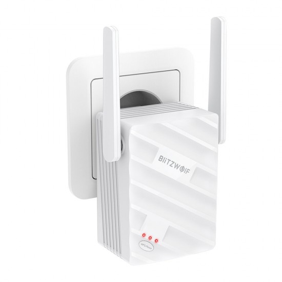 BW-NET3 Wireless Repeater Dual Band 1200Mbps Wireless Range Extender Supports 64 Devices Portable WiFi Signal Amplifier