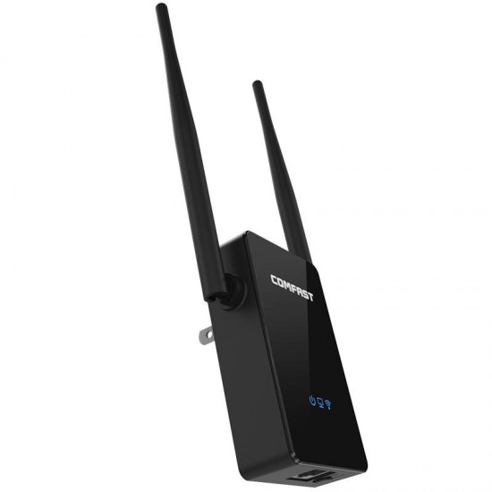 WR302S Wireless Repeater WiFi Repeater 300Mbps Dual External 5dBi Antenna WiFi Amplifier Extender