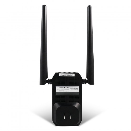 1200Mbps Wireless WiFi Repeater 2x5dBi Antennas Wifi Extender Expand WiFi Signal 1200Mbps Wireless WiFi Repeater 2x5dBi Antennas Wifi Extender Expand WiFi Signal