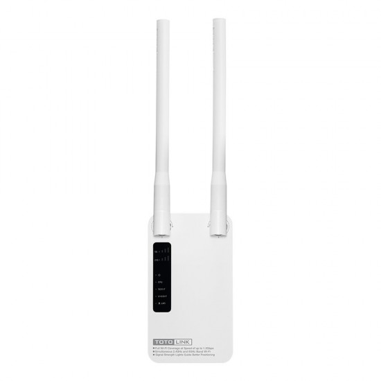 EX1200 WiFi Repeater AC1200M Dual Band Extender WiFi Booster 2*5dBi External Antennas Amplifier