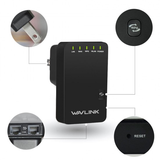 WL-WN523N2 300Mbps Wireless WiFi Router Repeater AP Mode 802.11n/b/g