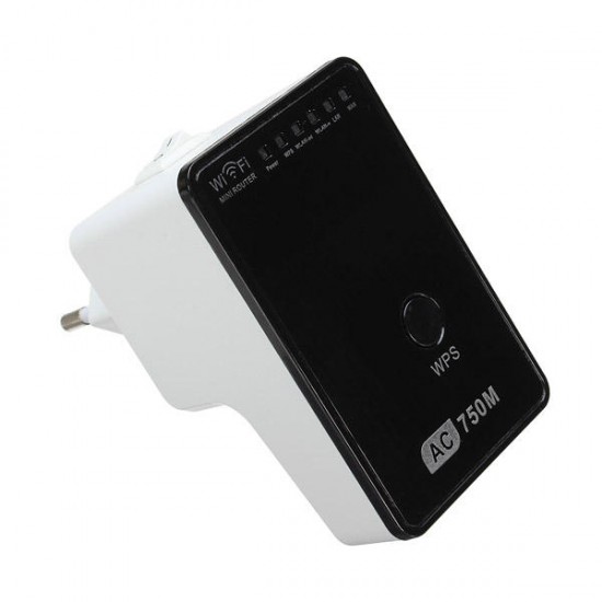 AC750 750Mbps Universal Wireless Dual Band Range Extender Wi-Fi Repeater AC750 750Mbps Universal Wireless Dual Band Range Extender Wi-Fi Repeater