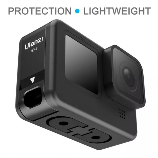 High Quality Removable Battery Cover for GoPro Hero 9 Black Metal Cover Type-C Charging Port Adapter for GoPro Hero 9