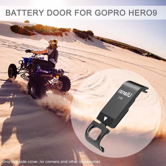 High Quality Removable Battery Cover for GoPro Hero 9 Black Metal Cover Type-C Charging Port Adapter for GoPro Hero 9