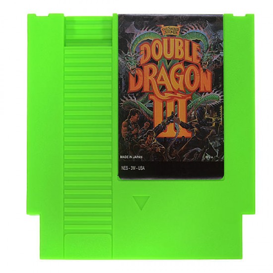 Double Dragon III - The Sacred Stones 72 Pin 8 Bit Game Card Cartridge for NES Nintendo Double Dragon III - The Sacred Stones 72 Pin 8 Bit Game Card Cartridge for NES Nintendo