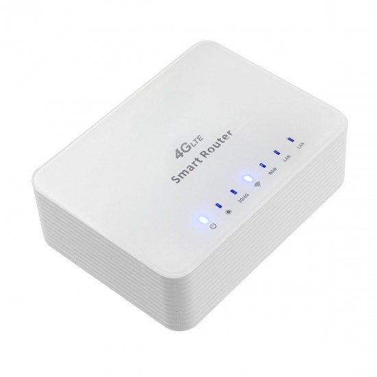 300Mbps 4G LTE CPE Router LED Indicator 2.4G Mobile Wireless Router SIM Card Holder Wifi LAN Adapter