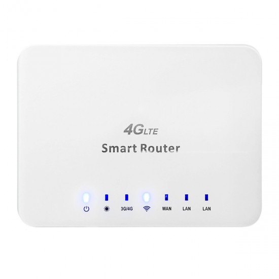 300Mbps 4G LTE CPE Router LED Indicator 2.4G Mobile Wireless Router SIM Card Holder Wifi LAN Adapter