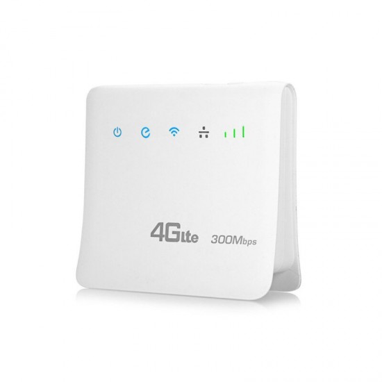 4G 300Mbps WiFi Router LTE CPE Mobile Router Support SIM Card Wireless Router Hotspot Portable Wireless Router