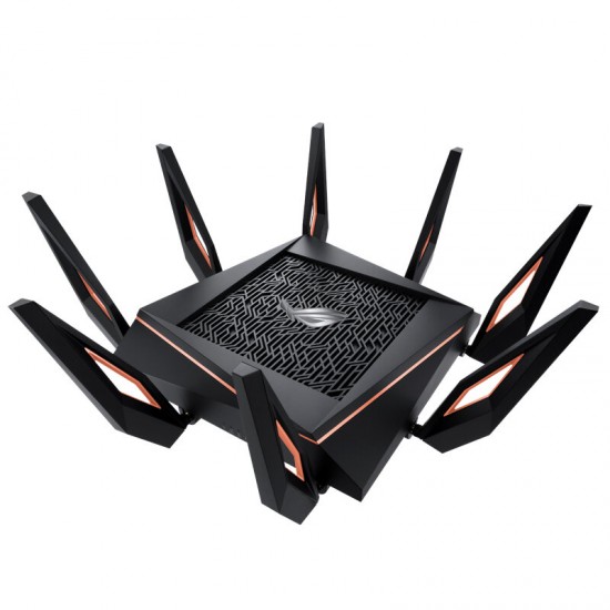 ROG Rapture RT-AX11000 Tri-band WiFi 6 Gaming Router 10 Gigabit WiFi Router Quad Core 2.5G Gaming Port DFS Band wtfast Mesh ROG Rapture RT-AX11000 Tri-band WiFi 6 Gaming Router 10 Gigabit WiFi Router Quad Core 2.5G Gaming Port DFS Band wtfast Mesh